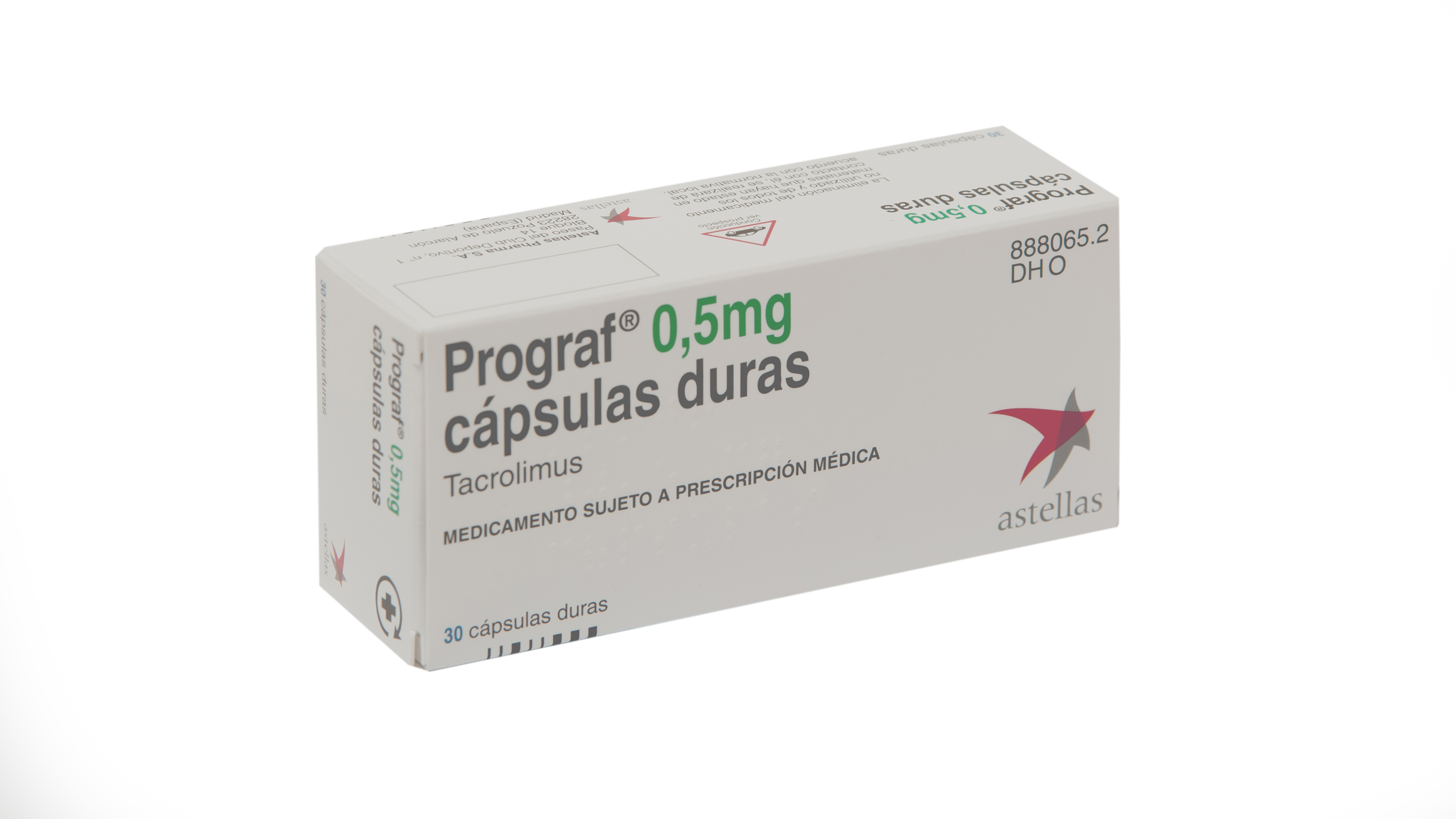 Prograf 0 5 Mg 30 Capsulas Farmacéuticos