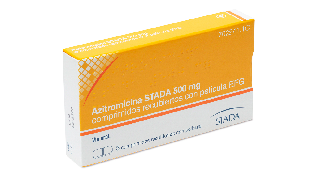 Azitromicina Stada Efg Mg Comprimidos Recubiertos Farmac Uticos