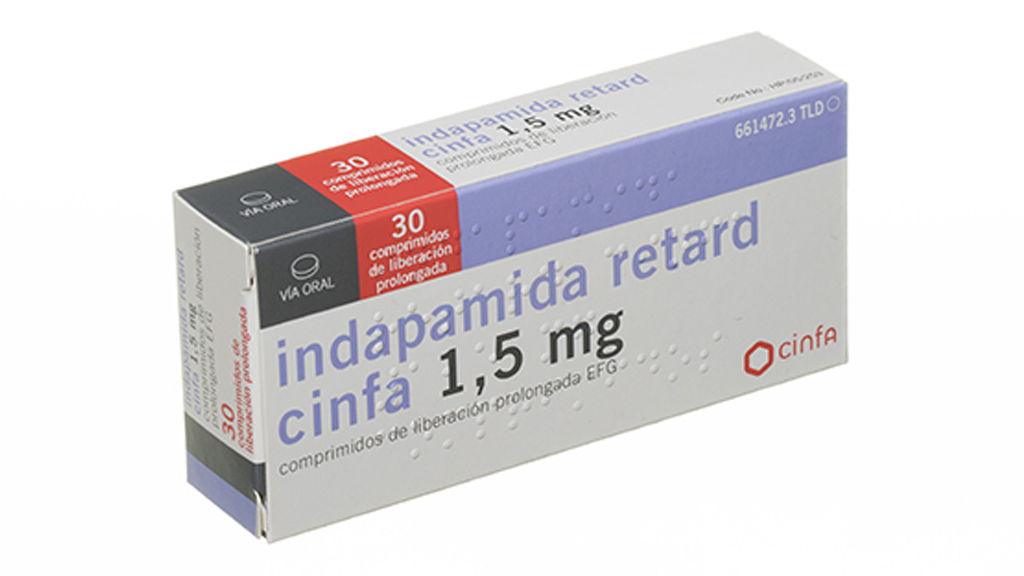 Indapamida Retard Cinfa Efg 1 5 Mg 30 Comprimidos Liberacion Prolongada