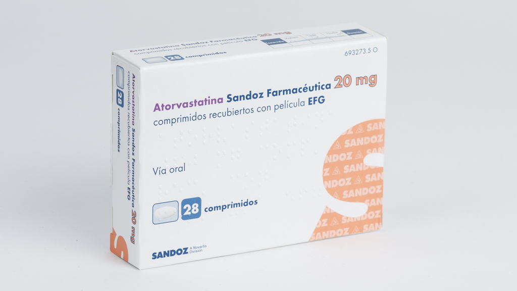 Atorvastatina Sandoz Farmaceutica Efg Mg Comprimidos Recubiertos