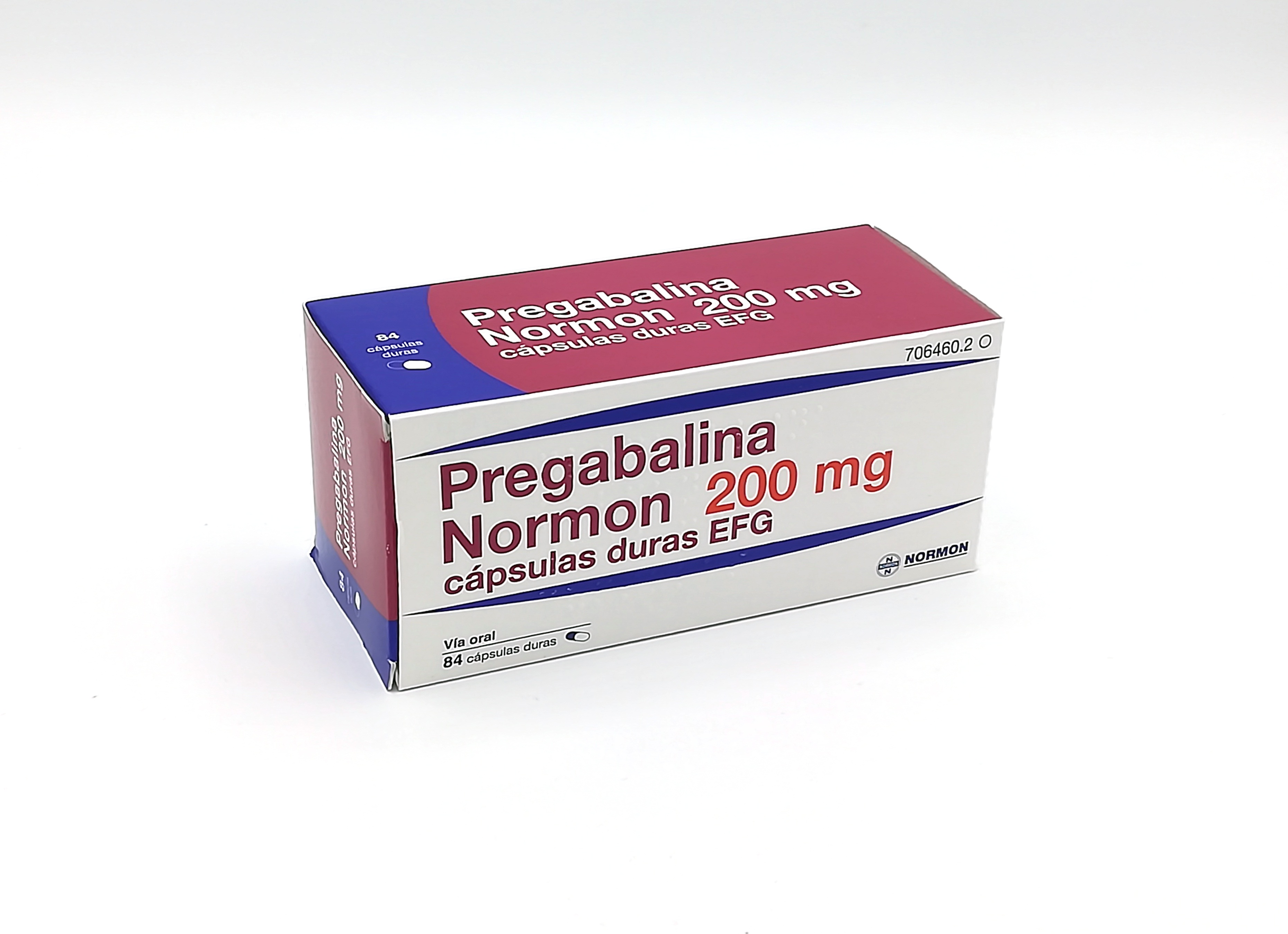 Pregabalina Normon Efg 200 Mg 84 Capsulas Blister Al Pvc Pvdc