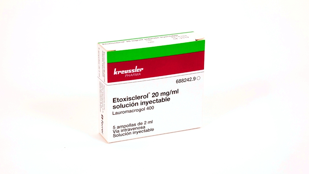 ETOXISCLEROL 20 mg/ml 5 AMPOLLAS SOLUCION INYECTABLE 2 ml
