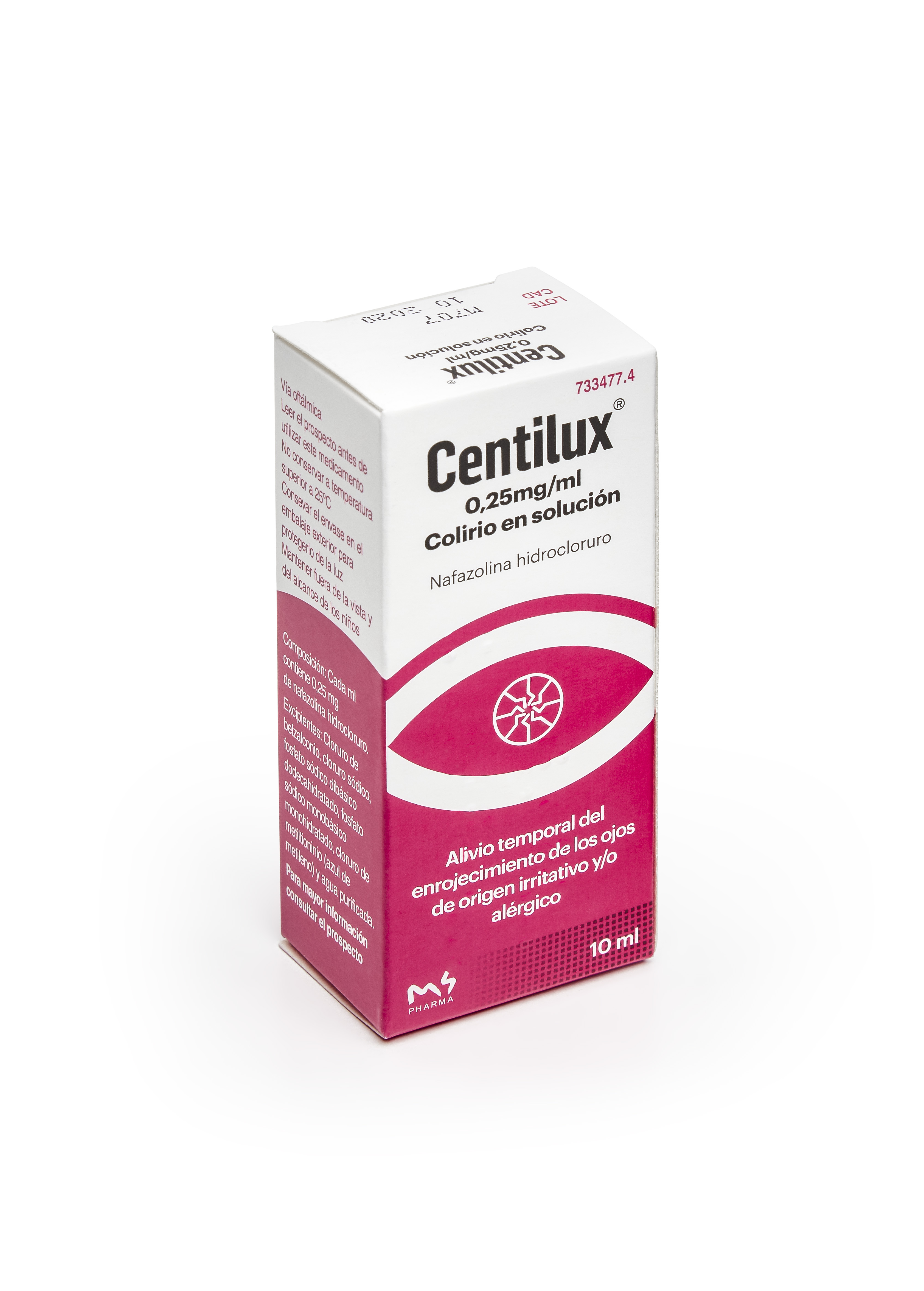 CENTILUX 0,25 mg/ml COLIRIO EN SOLUCION 1 FRASCO 10 ml