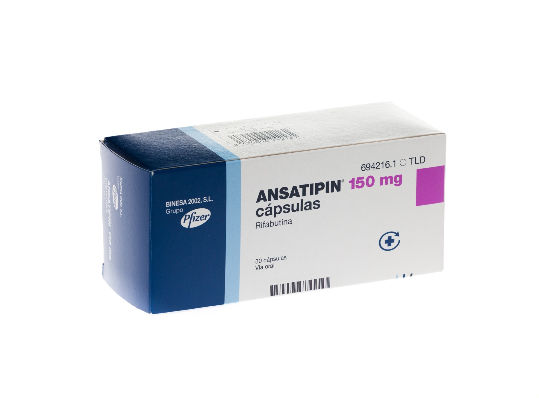 ANSATIPIN 150 mg 30 CAPSULAS