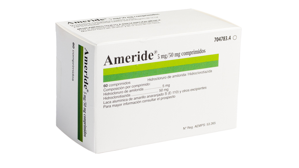 AMERIDE 5 mg/50 mg 60 COMPRIMIDOS