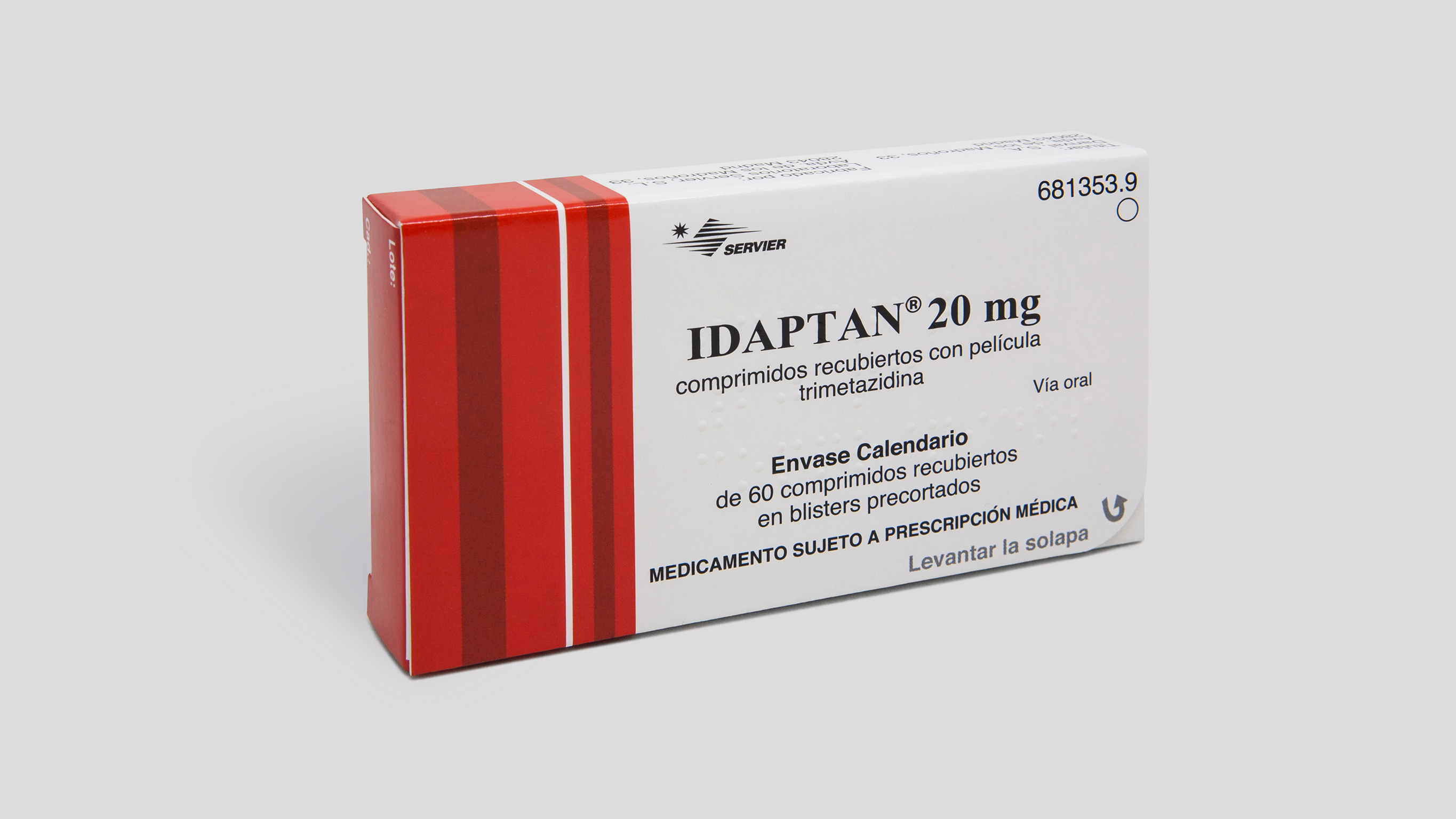 IDAPTAN 20 mg 60 COMPRIMIDOS RECUBIERTOS