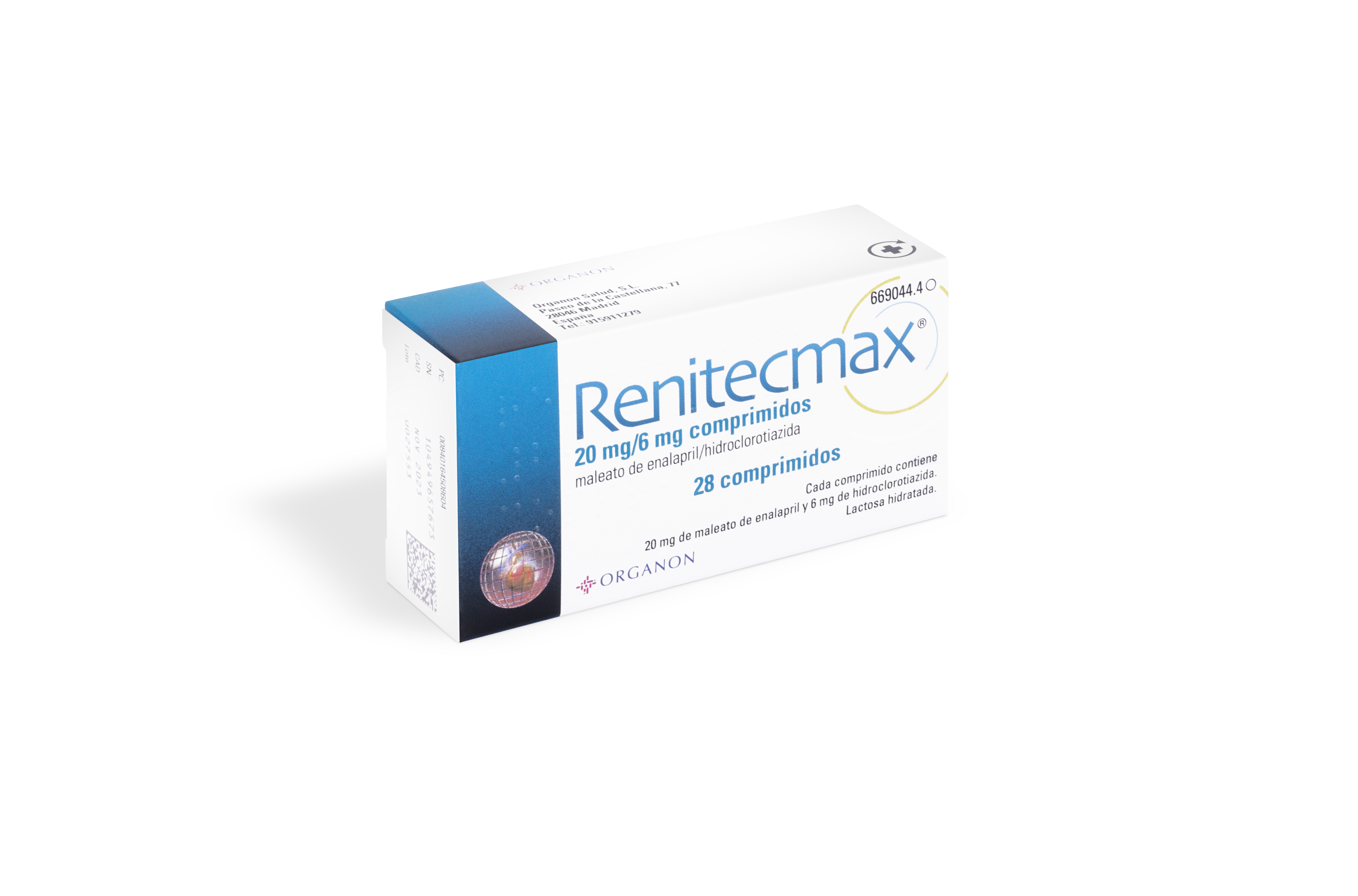 RENITECMAX 20 mg/6 mg 28 COMPRIMIDOS