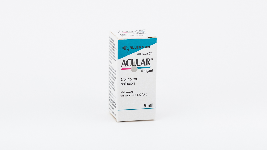 ACULAR 5 mg/ml COLIRIO EN SOLUCION 1 FRASCO 5 ml