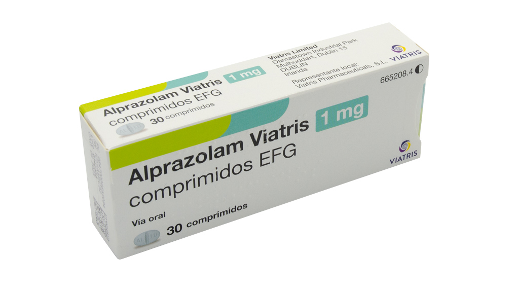 ALPRAZOLAM VIATRIS EFG 1 mg 30 COMPRIMIDOS