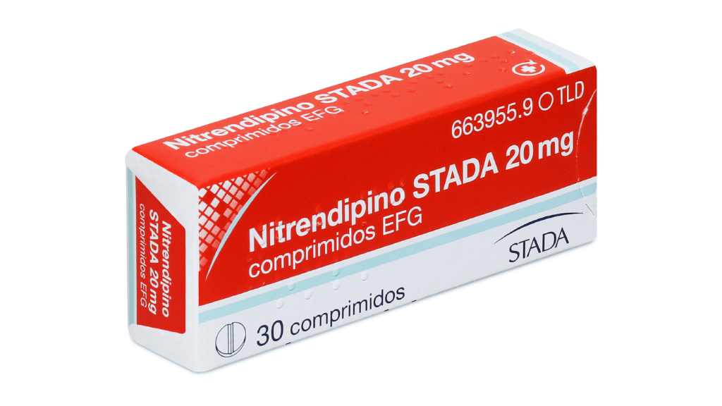 NITRENDIPINO STADA EFG 20 mg 30 COMPRIMIDOS