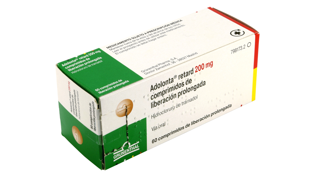 ADOLONTA RETARD 200 mg 60 COMPRIMIDOS LIBERACION PROLONGADA