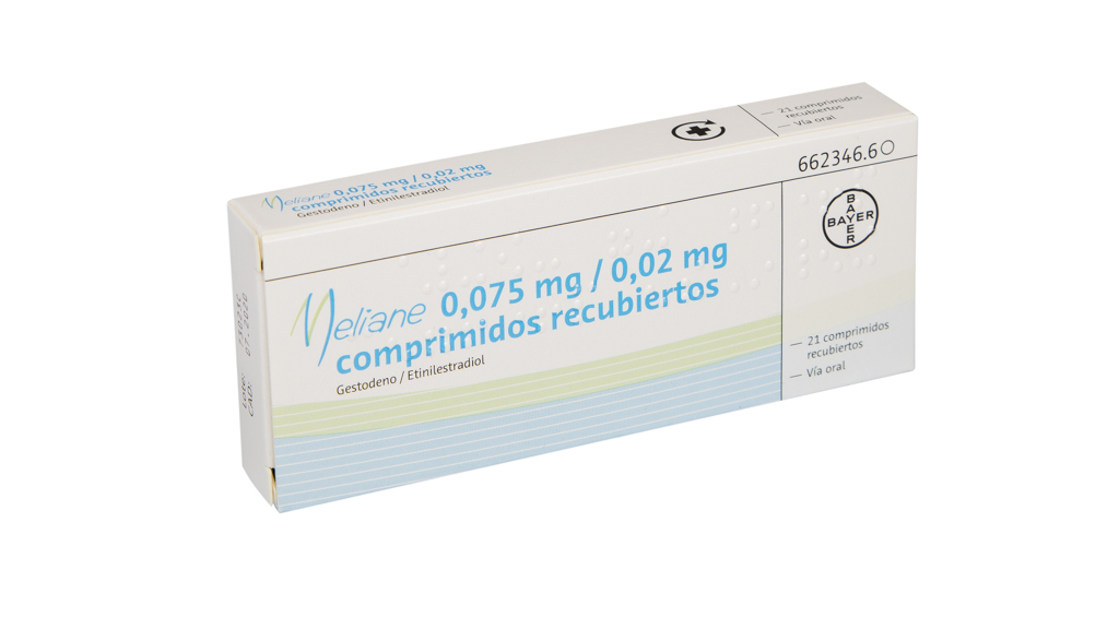 MELIANE 0,075 mg/0,02 mg 1 x 21 COMPRIMIDOS RECUBIERTOS