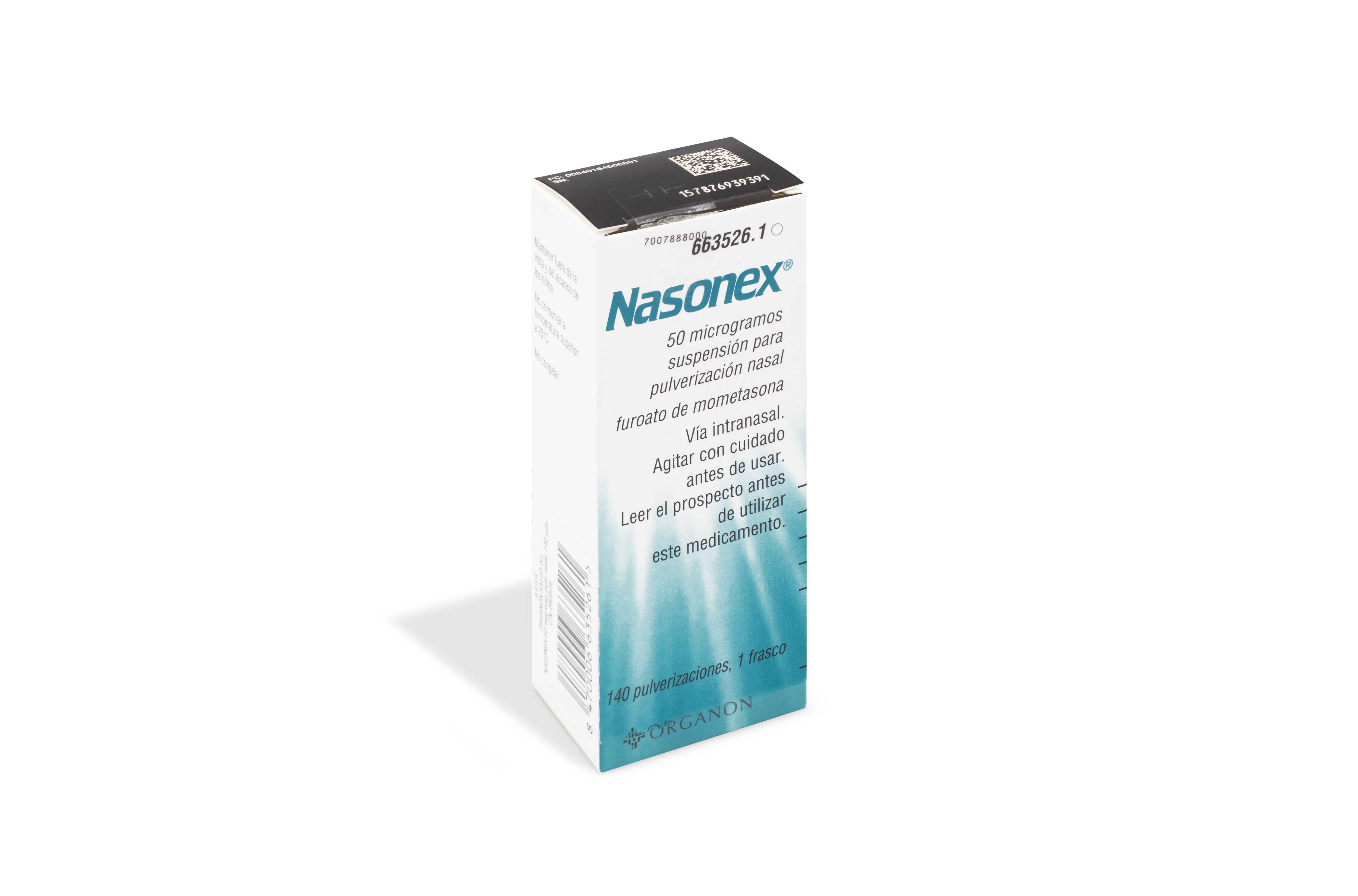 NASONEX 50 microgramos/PULVERIZACION SUSPENSION PARA PULVERIZACION NASAL 140 DOSIS