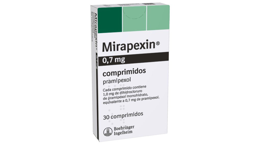 MIRAPEXIN 0,7 mg 30 COMPRIMIDOS