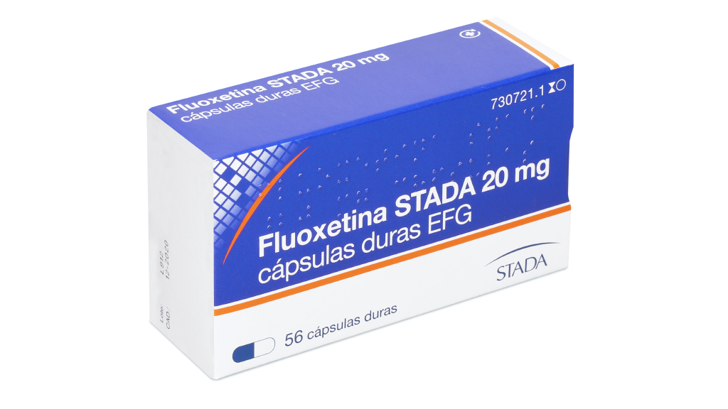 FLUOXETINA STADA EFG 20 mg 56 CAPSULAS - Farmacéuticos
