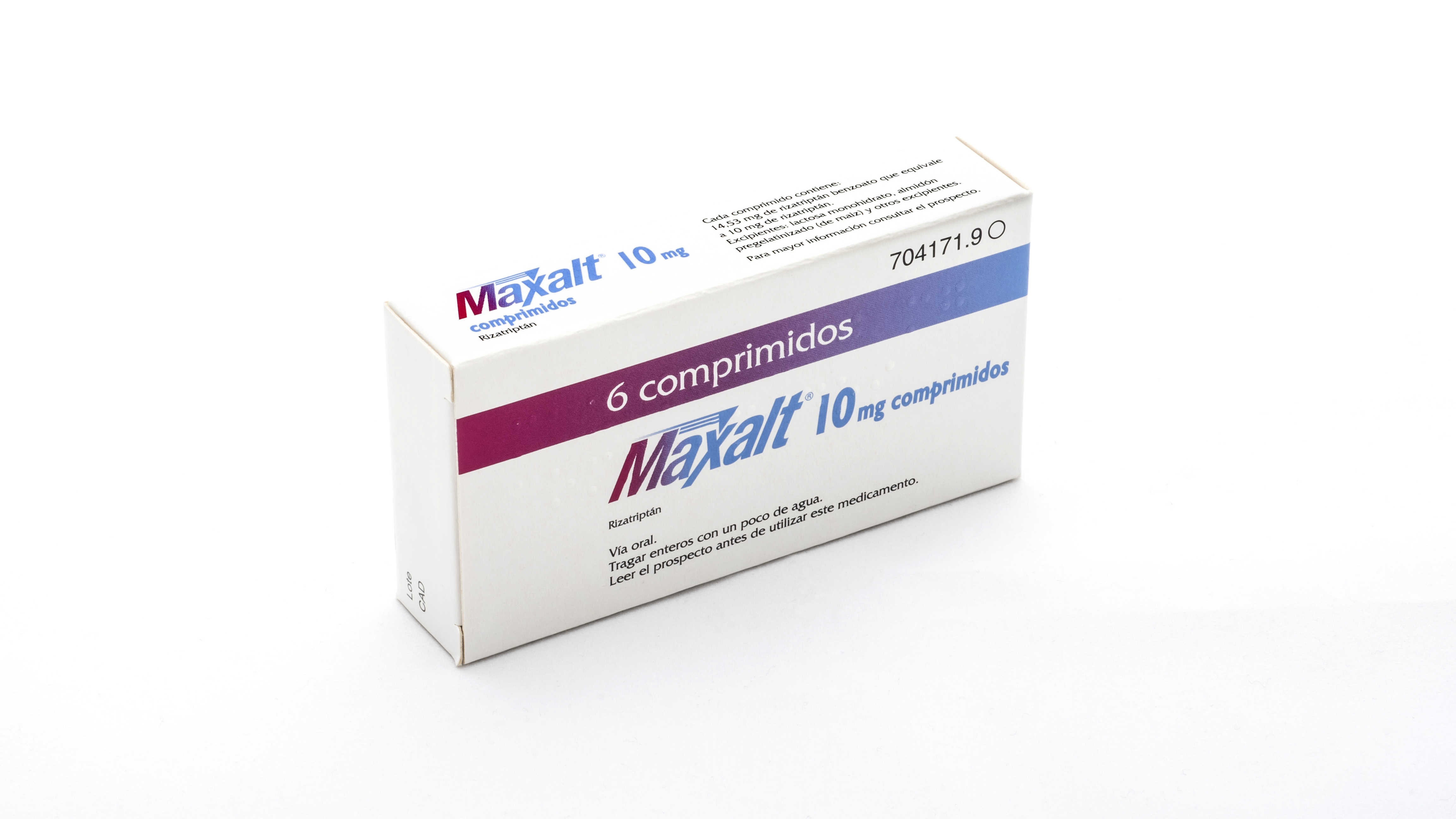MAXALT 10 mg 6 COMPRIMIDOS