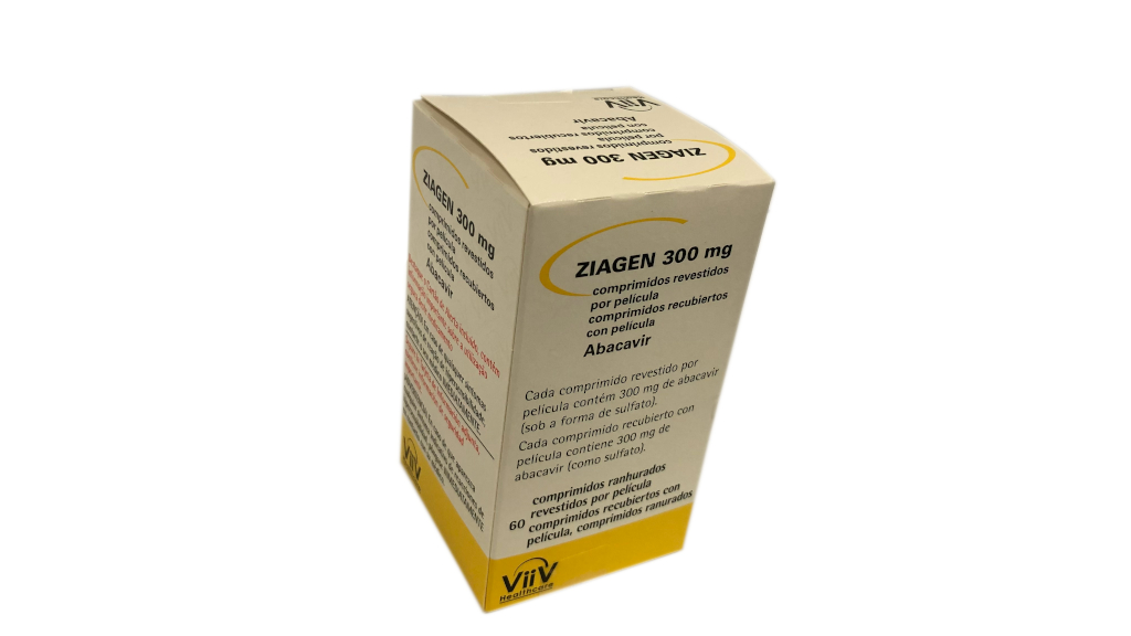 ZIAGEN 300 mg 60 COMPRIMIDOS RECUBIERTOS