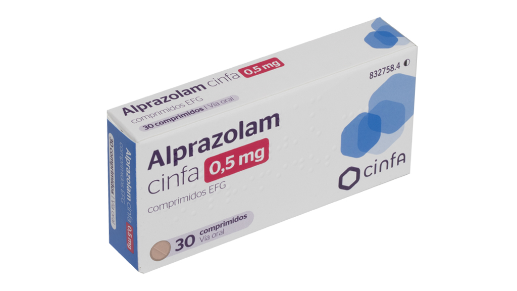 ALPRAZOLAM CINFA EFG 0,5 mg 30 COMPRIMIDOS