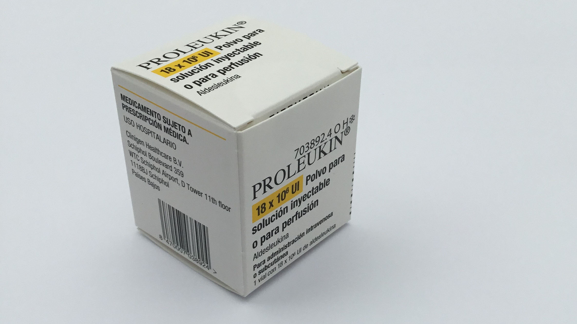 PROLEUKIN 18 MUI/ml 1 VIAL POLVO PARA SOLUCION INYECTABLE Y PARA PERFUSION