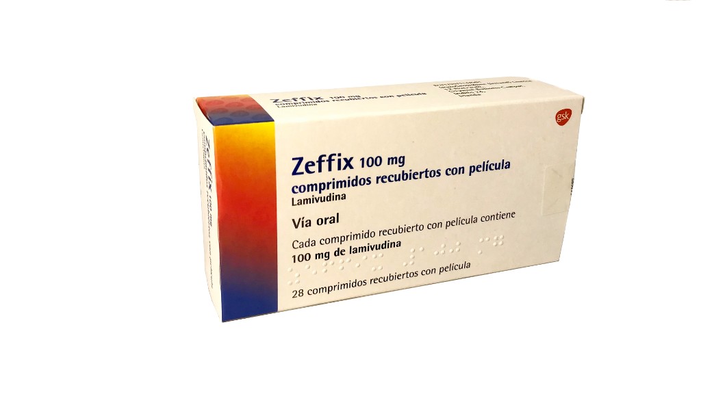 ZEFFIX 100 mg 28 COMPRIMIDOS RECUBIERTOS