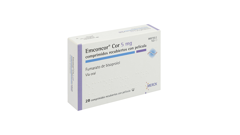 EMCONCOR COR 5 mg 28 COMPRIMIDOS RECUBIERTOS