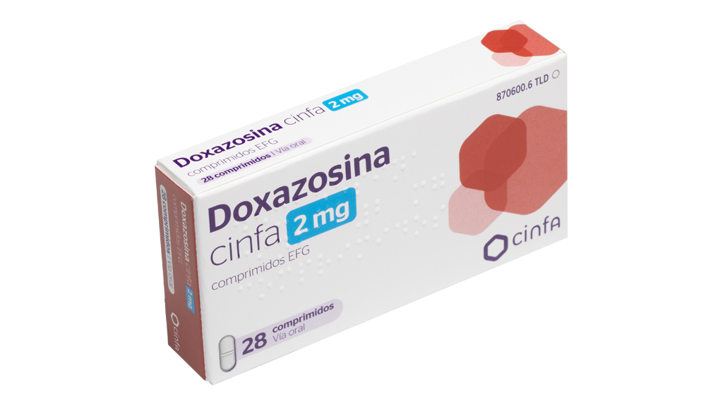 DOXAZOSINA CINFA EFG 2 mg 28 COMPRIMIDOS