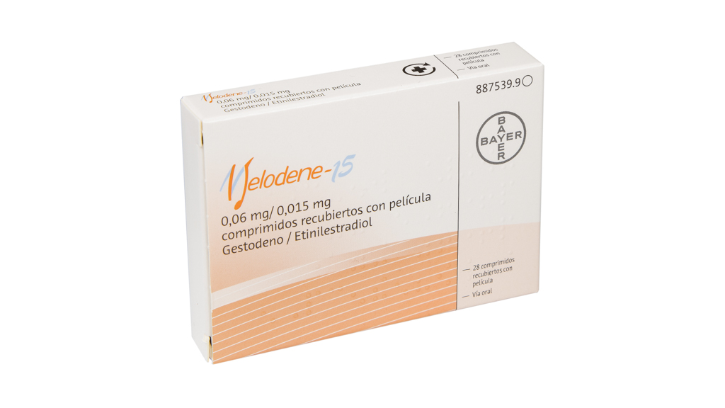 MELODENE-15 0,06 mg/0,015 mg 1 x 28 COMPRIMIDOS RECUBIERTOS 24+4