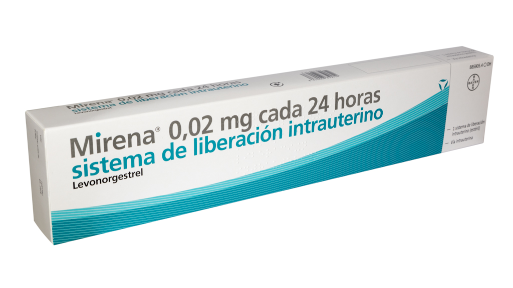 MIRENA 0,02 mg/24 h 1 SISTEMA LIBERACION INTRAUTERINO