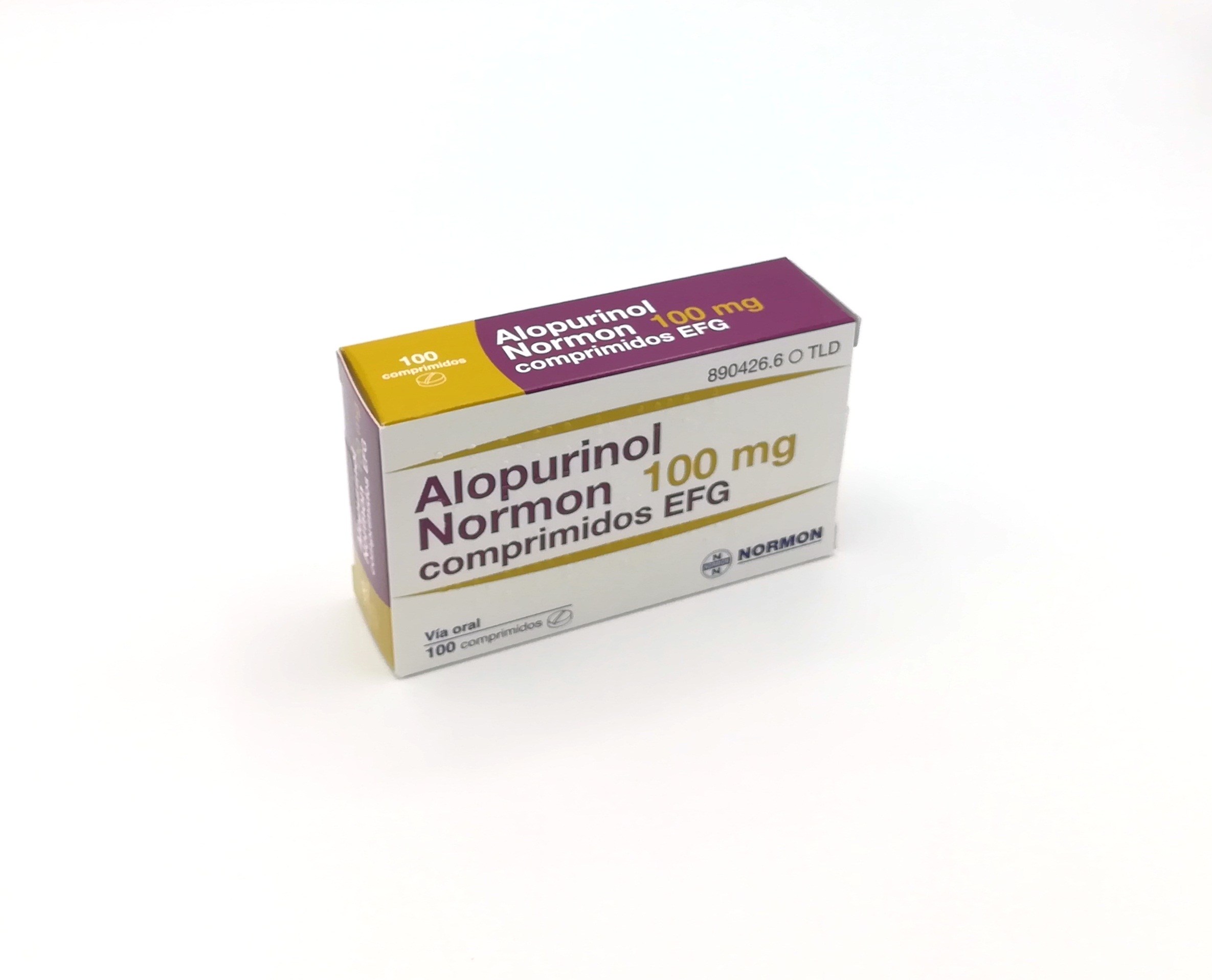 ALOPURINOL NORMON EFG 100 mg 100 COMPRIMIDOS