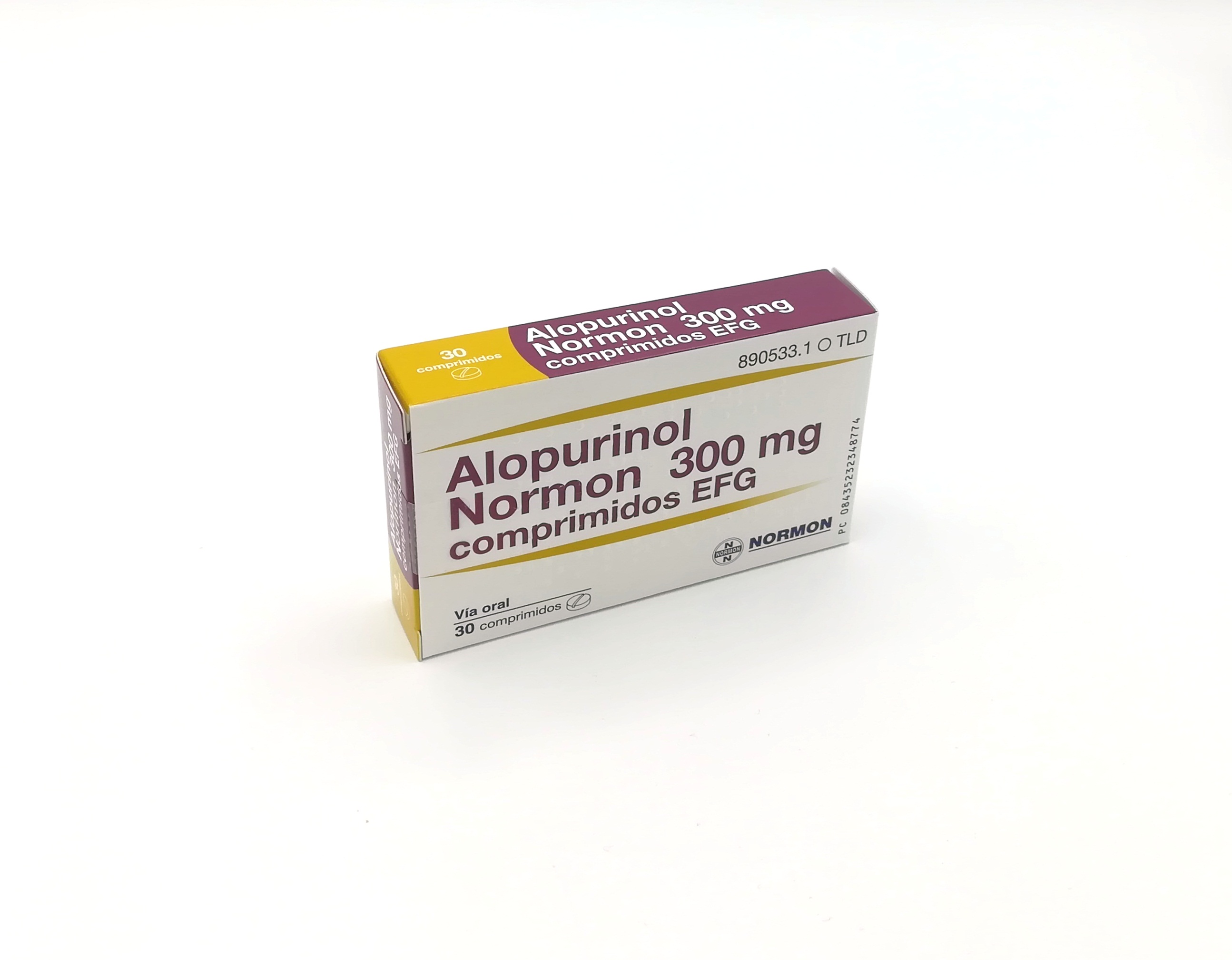 ALOPURINOL NORMON EFG 300 mg 500 COMPRIMIDOS
