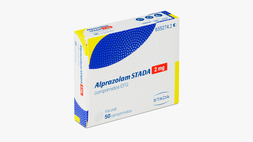 ALPRAZOLAM STADA EFG 2 mg 30 COMPRIMIDOS