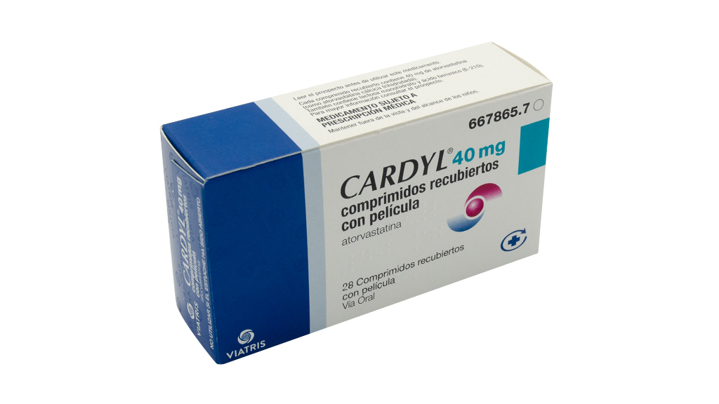 CARDYL 40 mg 28 COMPRIMIDOS RECUBIERTOS
