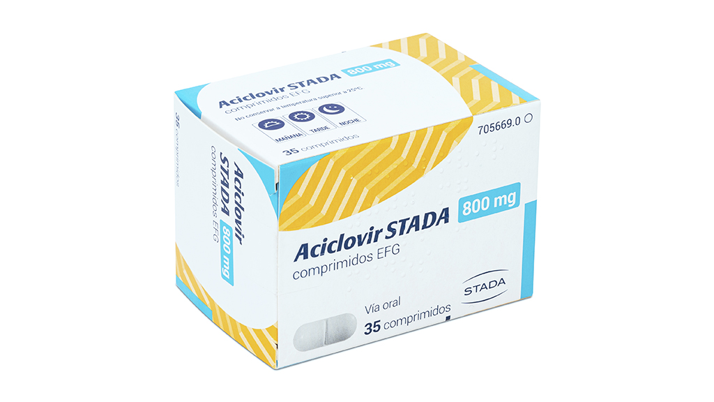 ACICLOVIR STADA EFG 800 mg 35 COMPRIMIDOS - Farmacéuticos