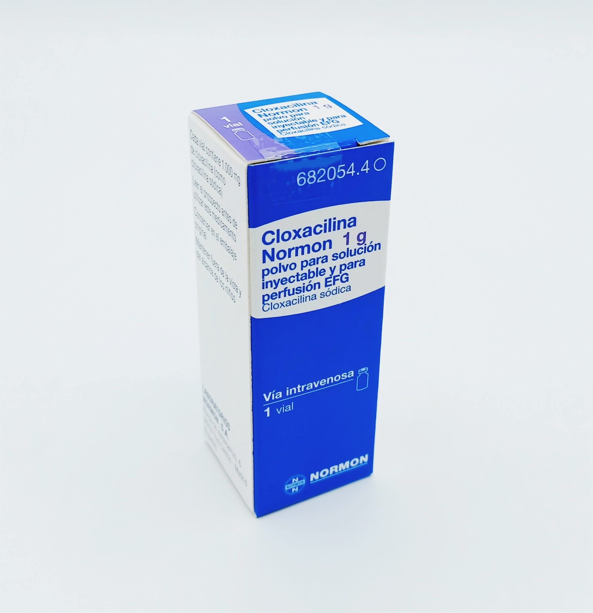 CLOXACILINA NORMON EFG 1 g 1 VIAL POLVO PARA SOLUCION INYECTABLE Y PARA PERFUSION