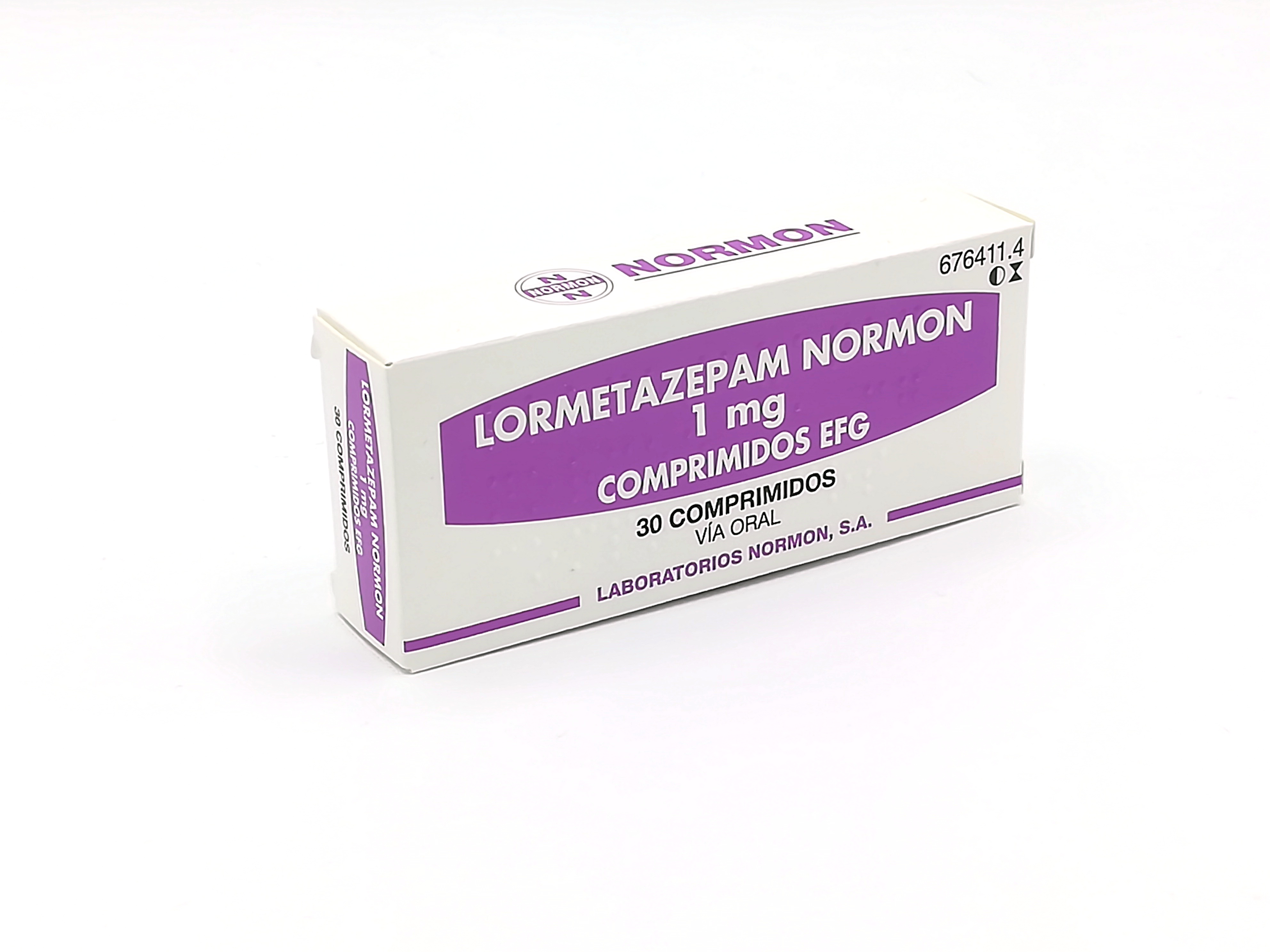 LORMETAZEPAM NORMON EFG 1 mg 30 COMPRIMIDOS