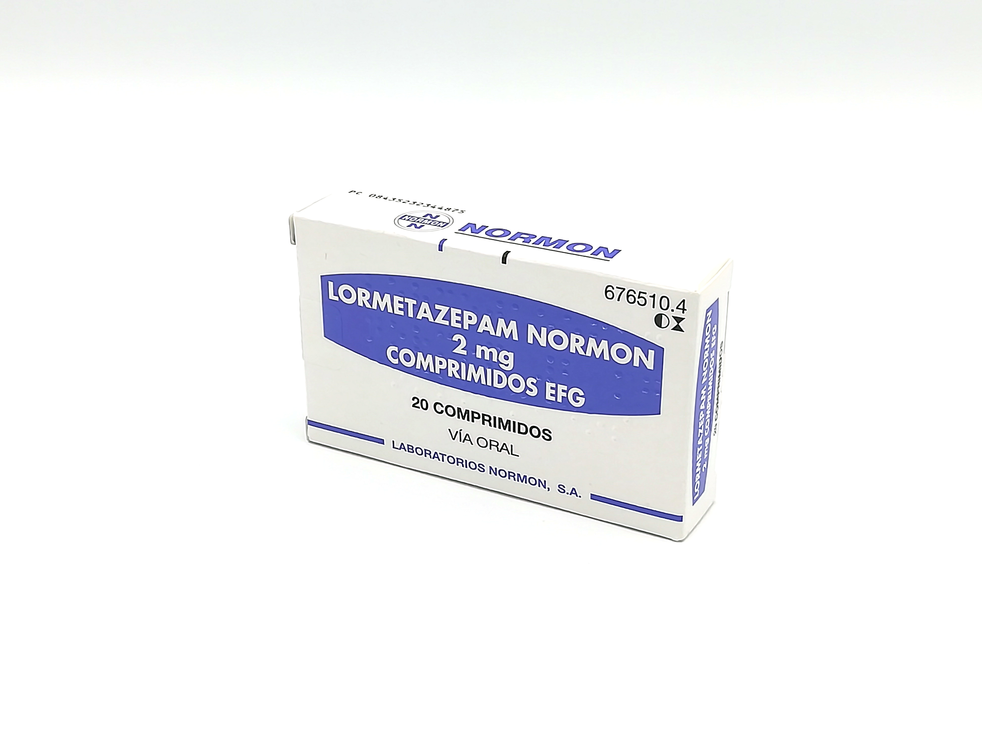 LORMETAZEPAM NORMON EFG 2 mg 500 COMPRIMIDOS