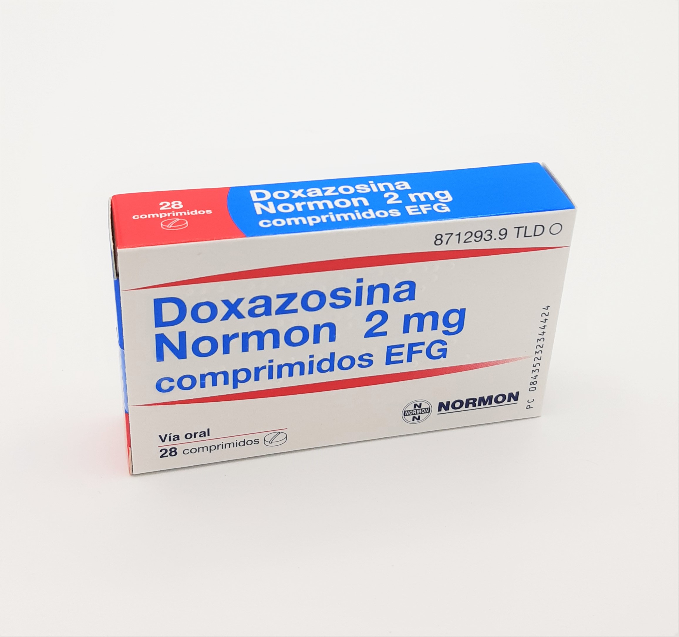 DOXAZOSINA NORMON EFG 2 mg 500 COMPRIMIDOS