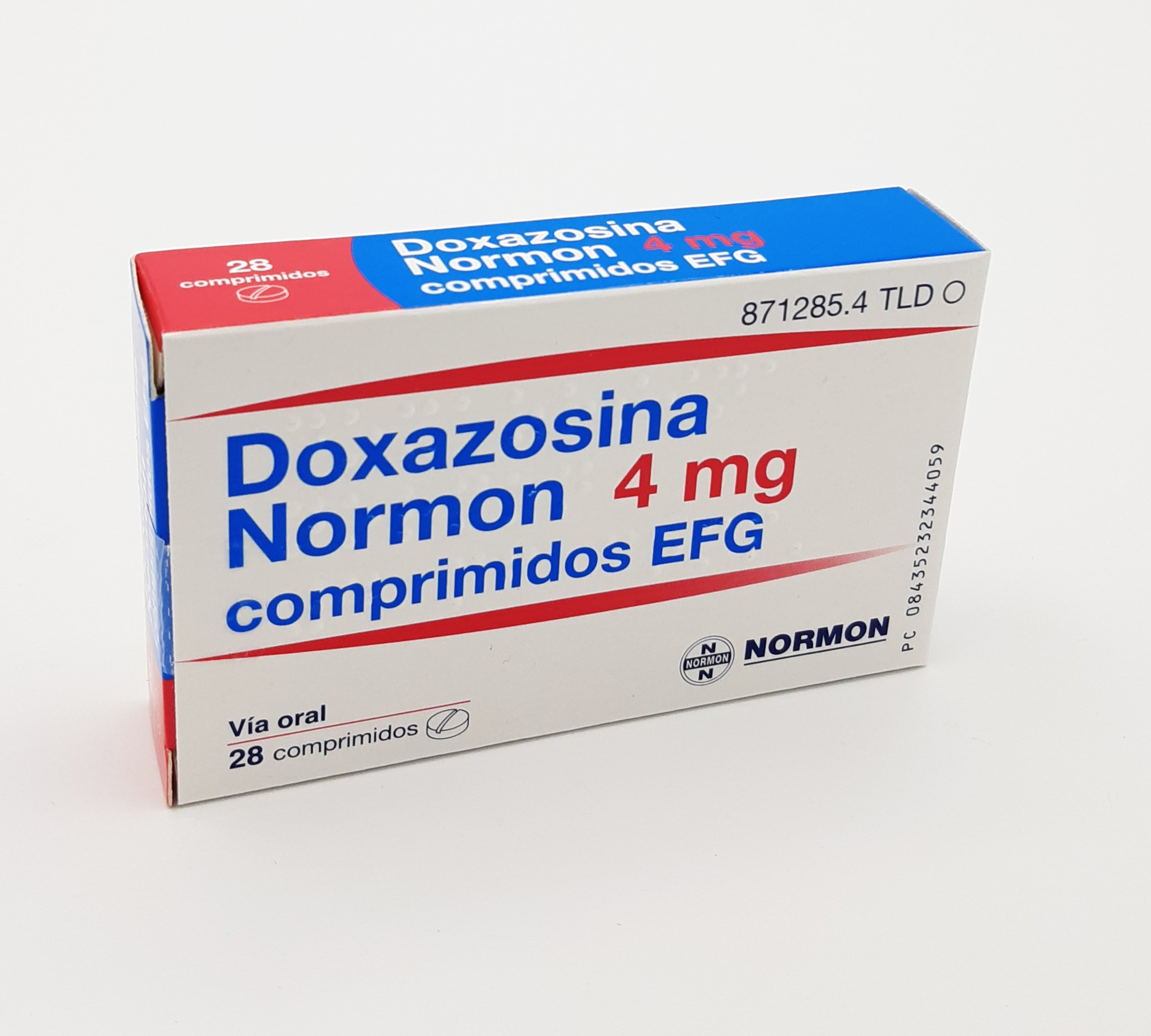 DOXAZOSINA NORMON EFG 4 mg 500 COMPRIMIDOS