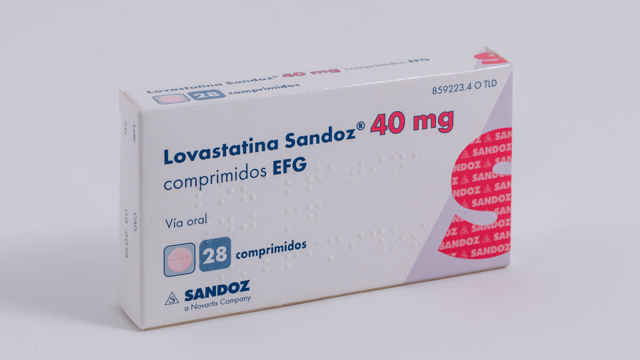 LOVASTATINA SANDOZ EFG 40 mg 28 COMPRIMIDOS