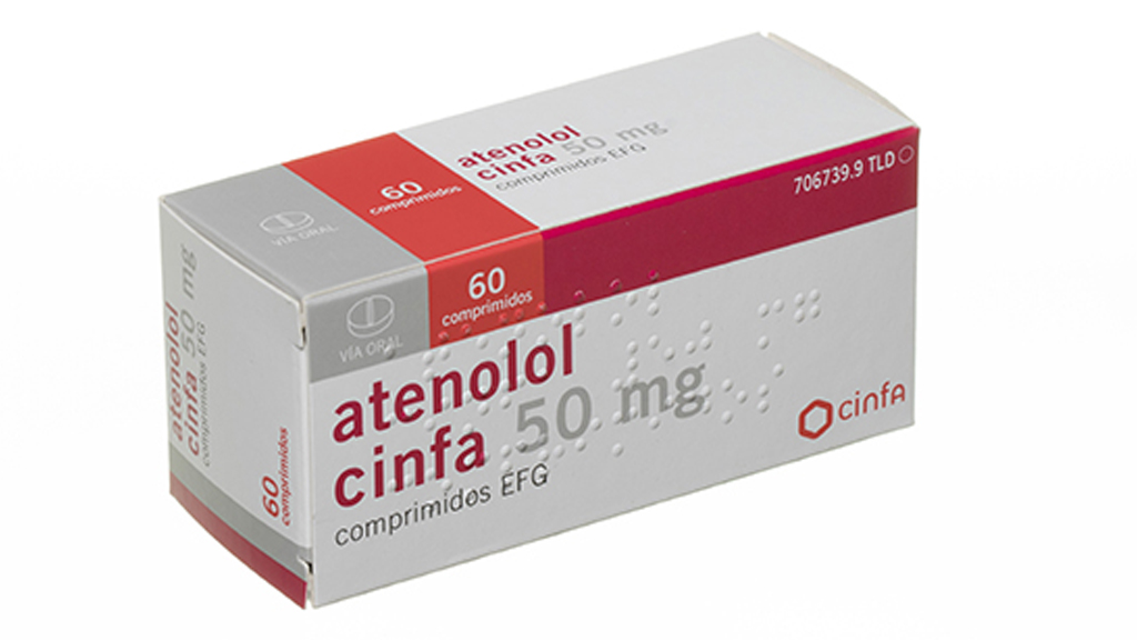 ATENOLOL CINFA EFG 50 mg 60 COMPRIMIDOS