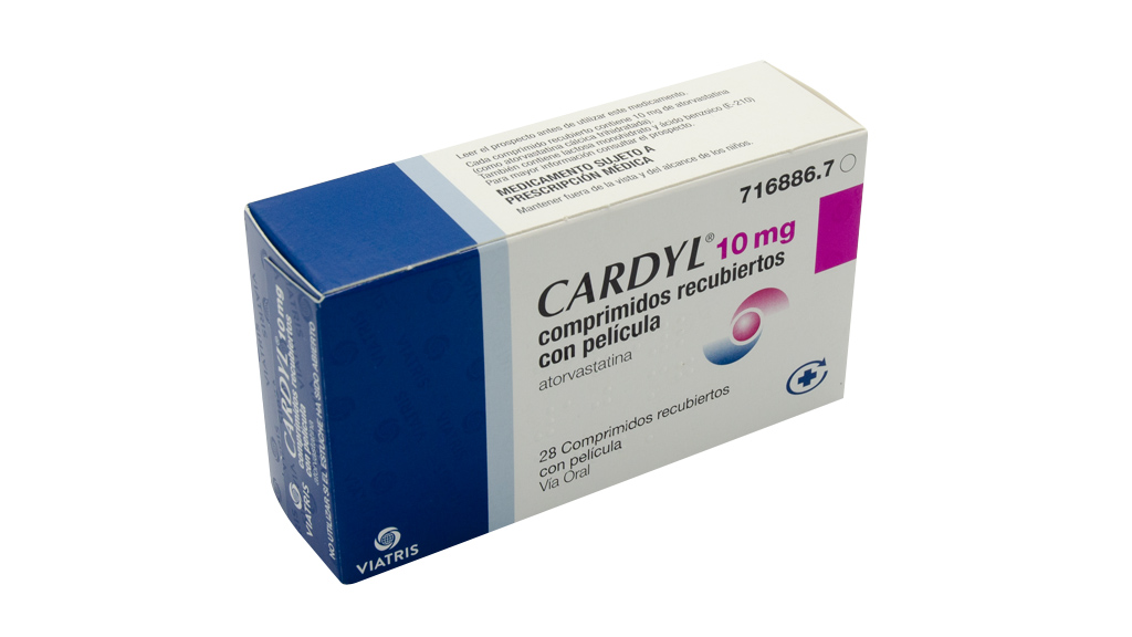 CARDYL 10 mg 28 COMPRIMIDOS RECUBIERTOS