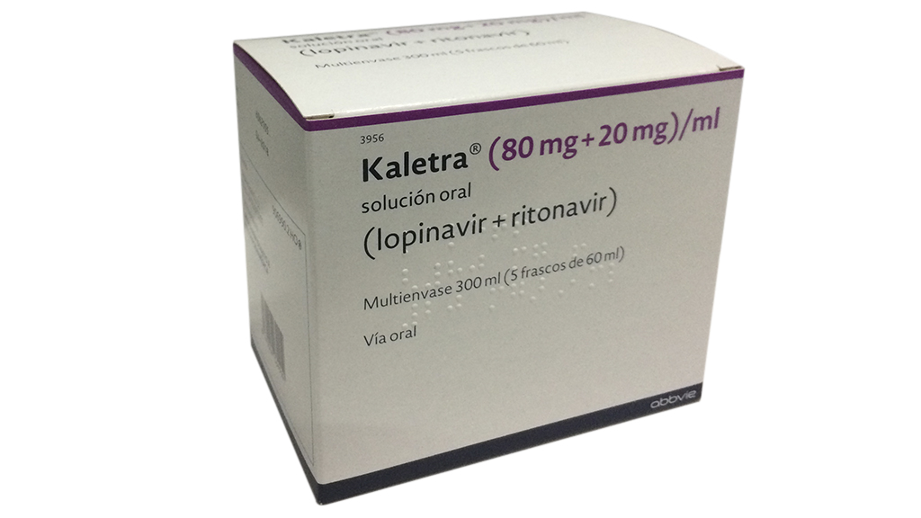 KALETRA 80 mg/ml + 20 mg/ml SOLUCION ORAL 5 FRASCOS 60 ml + 5 JERINGAS 5 ml