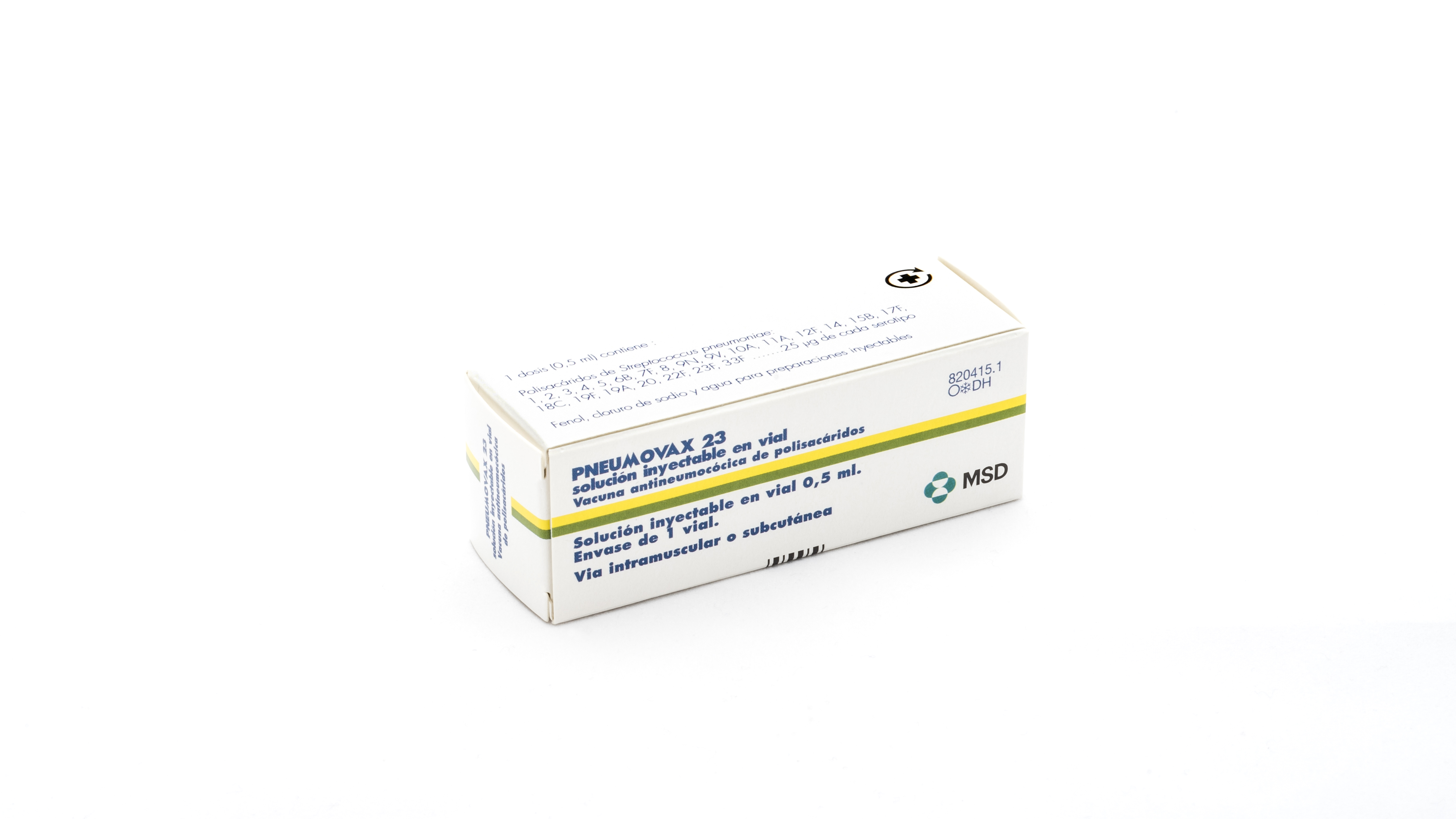 PNEUMOVAX 23 1 VIAL SOLUCION INYECTABLE 0,5 ml