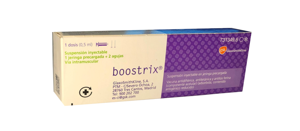 BOOSTRIX 10 JERINGAS PRECARGADAS SUSPENSION INYECTABLE 0,5 ml + 2 AGUJAS