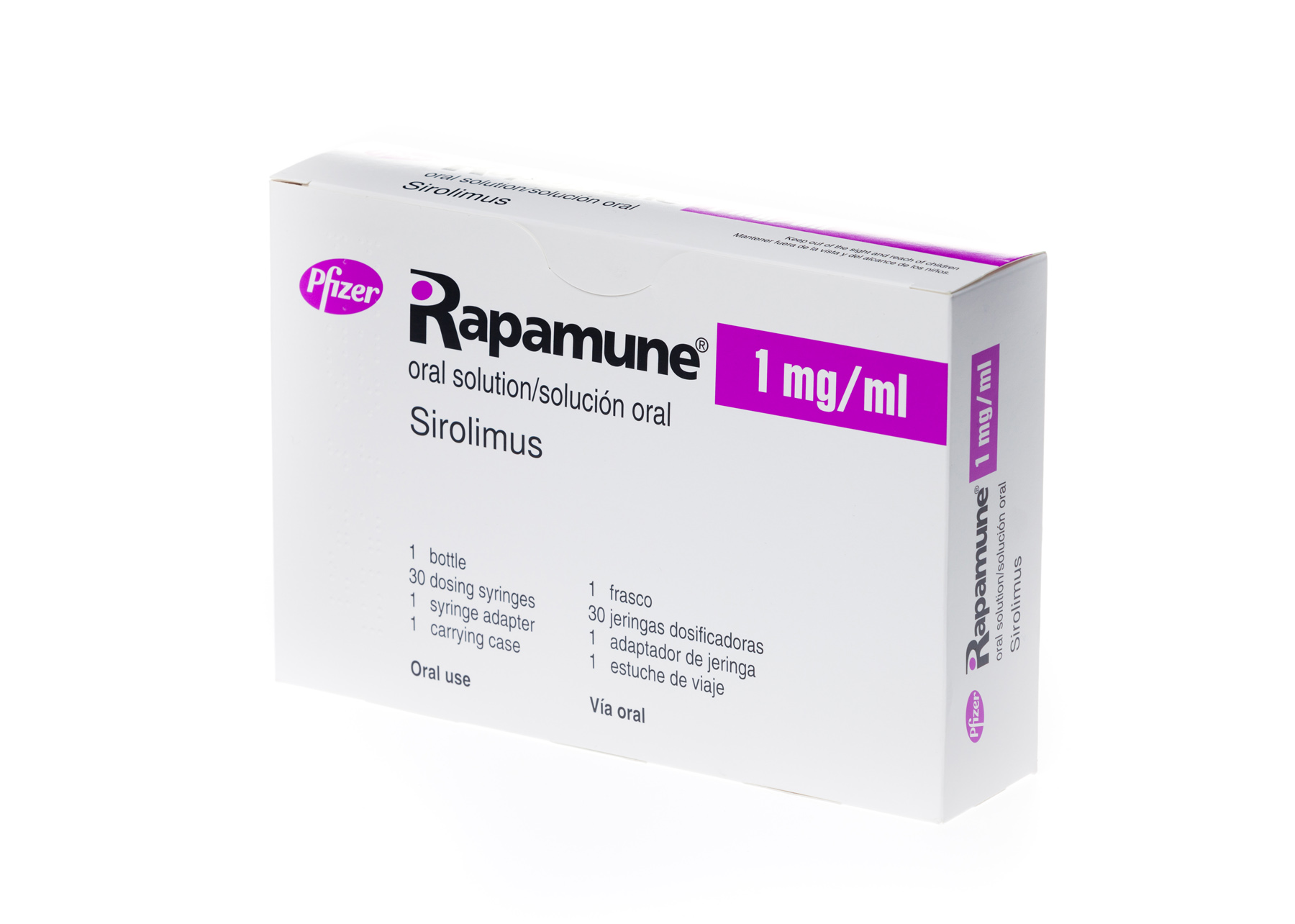 RAPAMUNE 1 mg/ml SOLUCION ORAL 1 FRASCO 60 ml