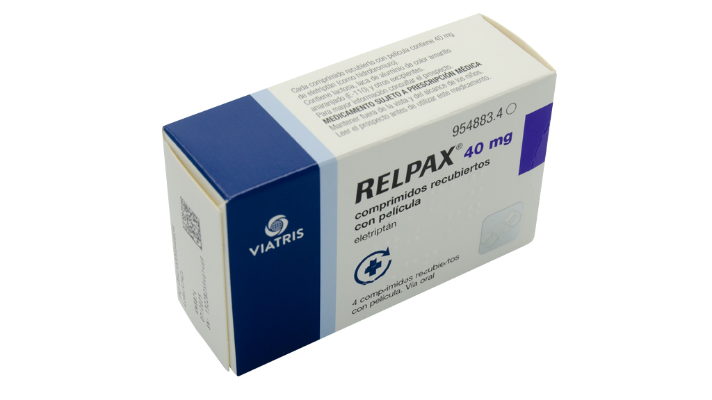 RELPAX 40 mg 4 COMPRIMIDOS RECUBIERTOS