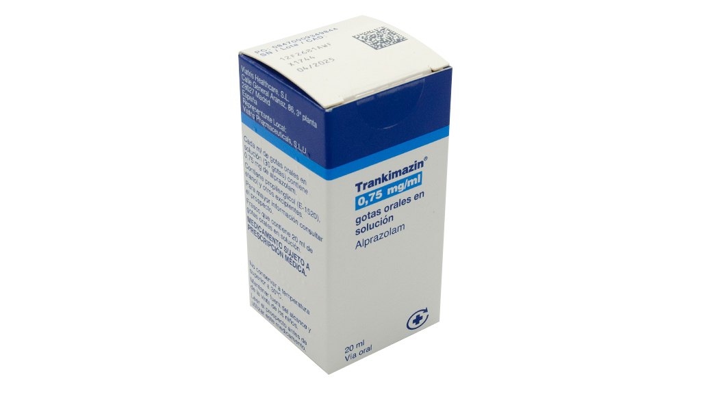 TRANKIMAZIN 0,75 mg/ml GOTAS ORALES EN SOLUCION 1 FRASCO 20 ml