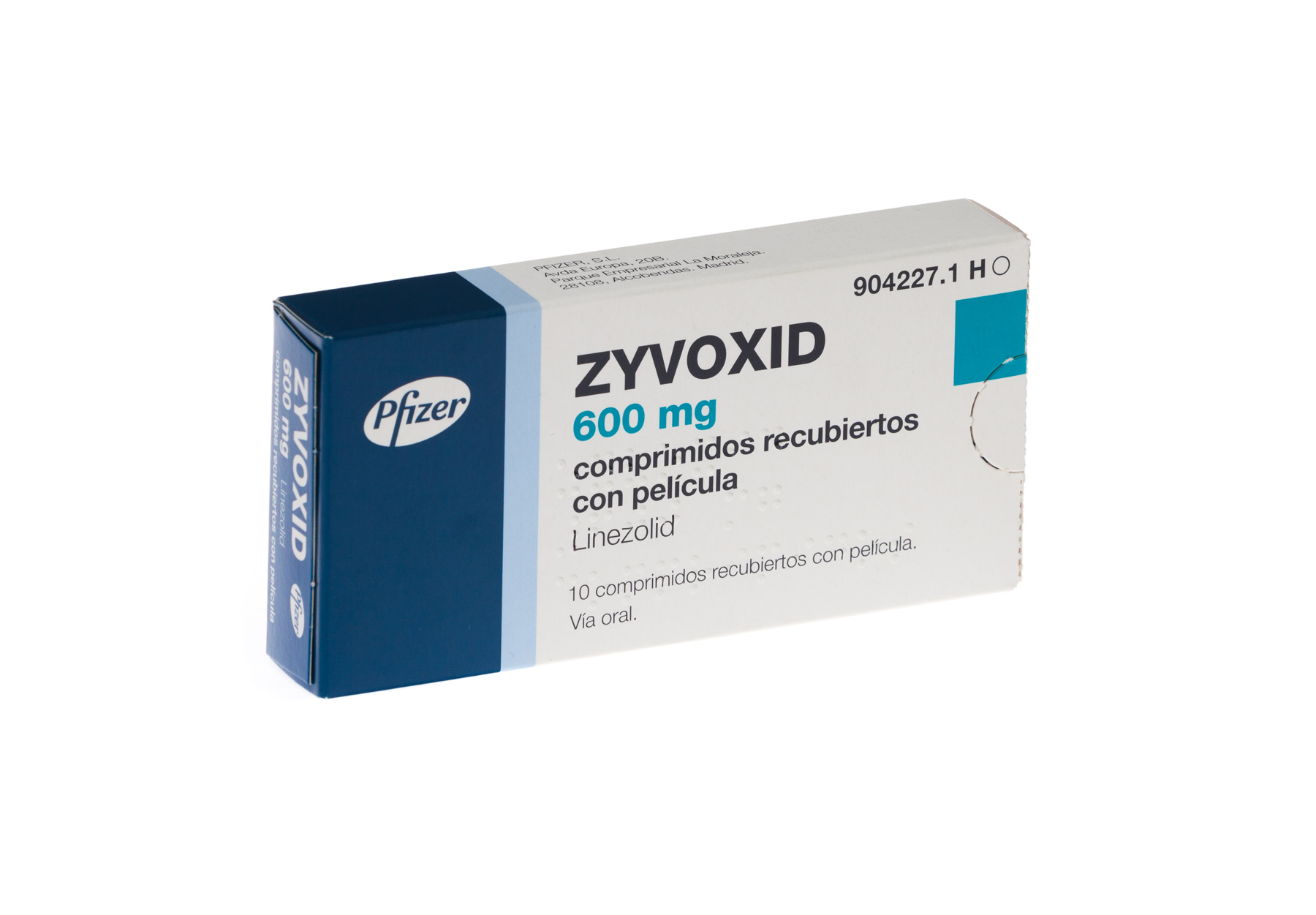 ZYVOXID 600 mg 10 COMPRIMIDOS RECUBIERTOS