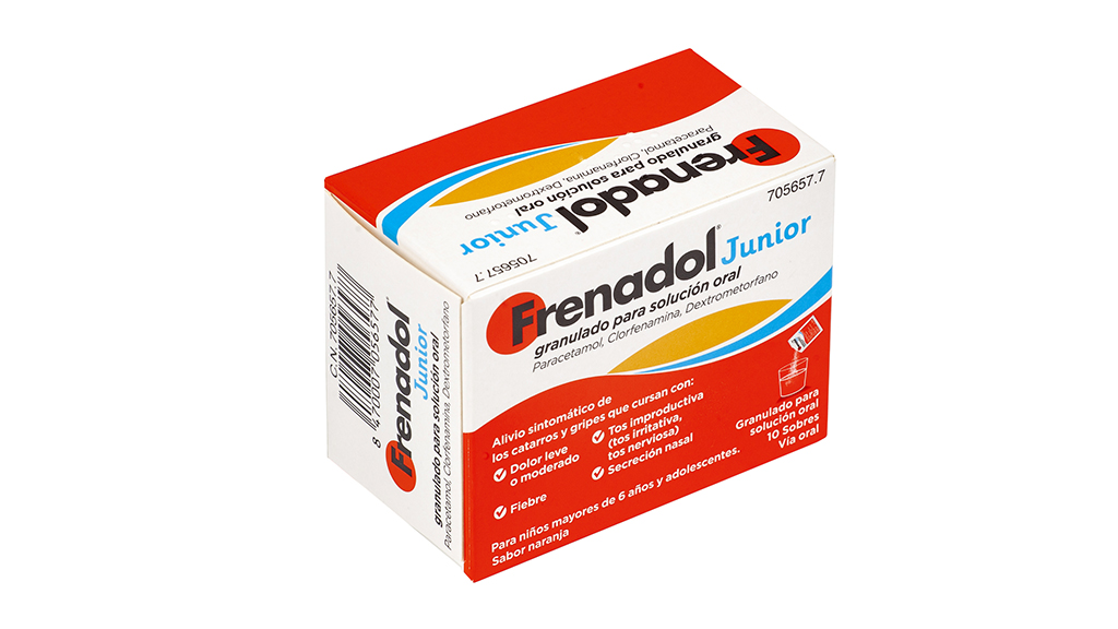 FRENADOL JUNIOR 10 SOBRES GRANULADO PARA SOLUCION ORAL