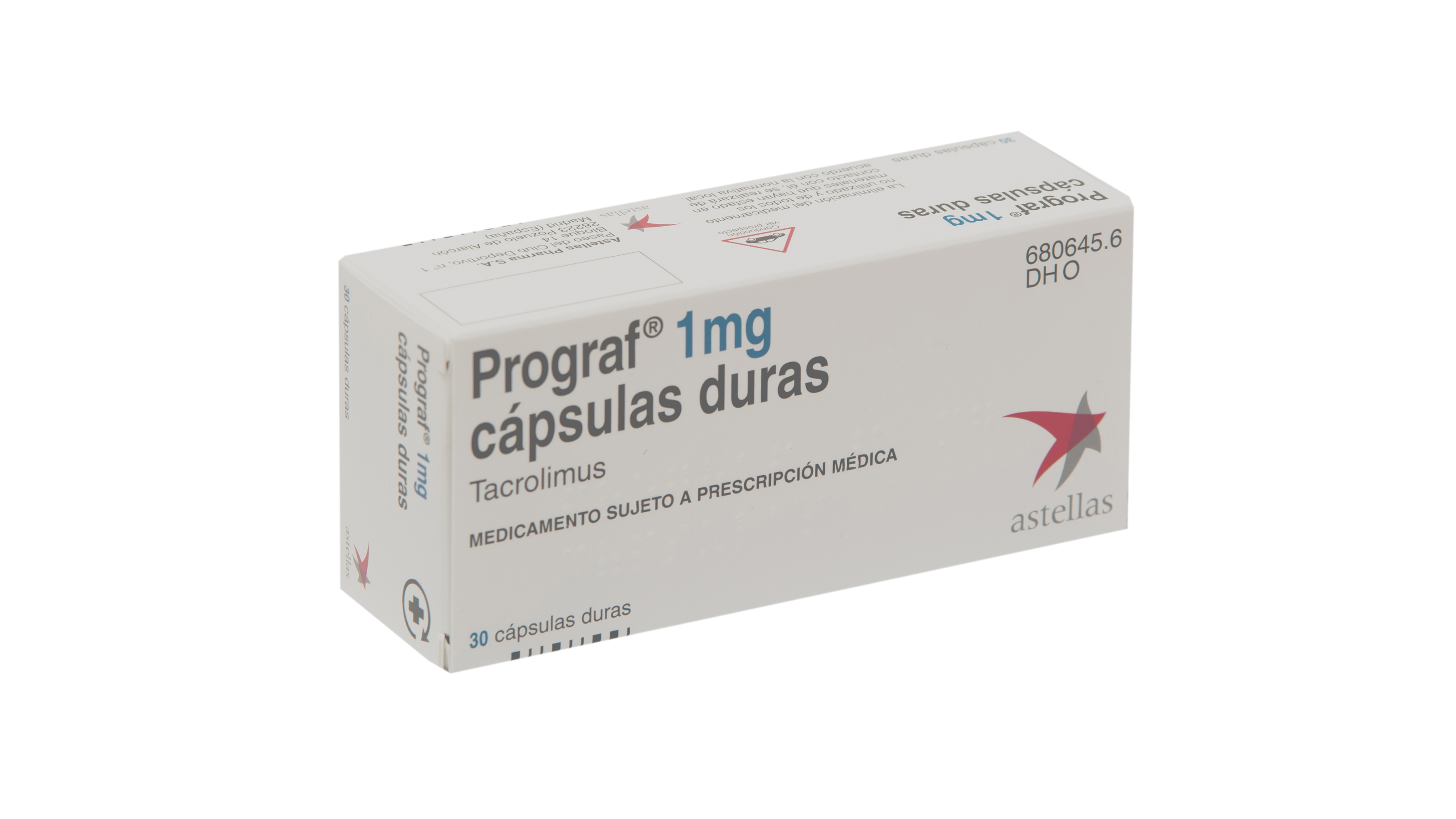 PROGRAF 1 mg 30 CAPSULAS